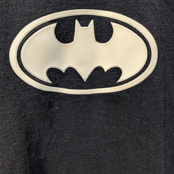Vintage Batman t shirt YOUTH LARGE *Glow In The Dark * DC Comics 2003 VTG Black - Picture 4 of 5